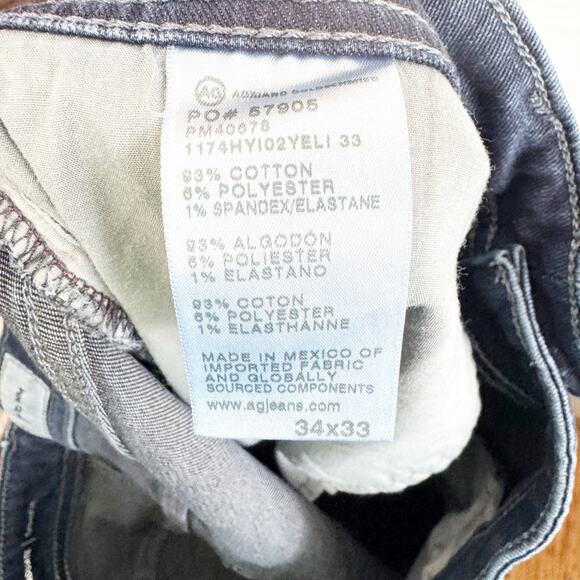 Adriano Goldschmeid AG Graduate Men’s Tailored Leg Jeans 34 x 33 Dark Wash - Picture 9 of 11